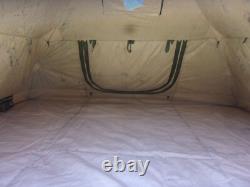 Military Surplus Soldier Crew Tent Good Condition Camping 10 X10 Hunting Us Army