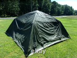 Military Surplus Soldier Crew Tent Good Condition Camping 10 X10 Hunting Us Army