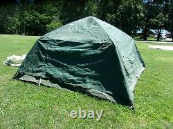 Military Surplus Soldier Crew Tent Good Condition Camping 10 X10 Hunting Us Army