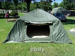 Military Surplus Soldier Crew Tent Good Condition Camping 10 X10 Hunting Us Army
