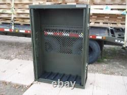 Military Surplus Space Saver Weapons Rifle Pistol Rack Cabinet Safe Gun Army