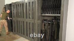 Military Surplus Space Saver Weapons Rifle Pistol Rack Cabinet Safe Gun Army