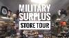 Military Surplus Store Tour Great Gear And Deals For Hiking Camping Bushcraft Survival Sc5 384