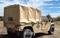 Military Surplus Tan Curtain 2 Man Truck M998 Hmmwv 12340737-2 Army- Bent Rod