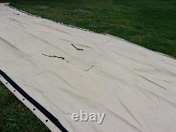 Military Surplus Tan Temper Tent Center Section Hunting -not Complete Tent Army