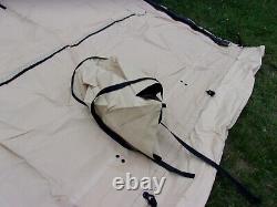 Military Surplus Tan Temper Tent Center Section Hunting -not Complete Tent Army