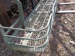 Military Surplus Tank Turret Water Gear Storage Rack Army- No Fuel Can Included