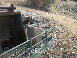 Military Surplus Tank Turret Water Gear Storage Rack Army- No Fuel Can Included