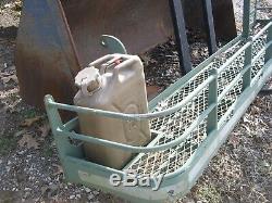 Military Surplus Tank Turret Water Gear Storage Rack Army- No Fuel Can Included