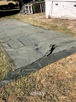 Military Surplus Temper Tent Center Section Hunting. Not Complete Tent. Army