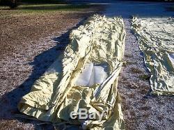 Military Surplus Temper Tent Cotton Liner Set Hunting. Liner Only No Tent. Army