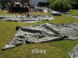 Military Surplus Temper Tent. End. Section Hunting. Not Complete Tent. Army