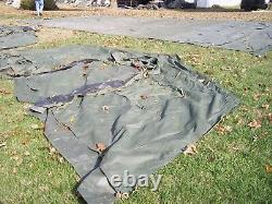 Military Surplus Temper Tent. End. Section Hunting. Not Complete Tent. Army