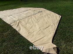 Military Surplus Tent Base X 305 Tan End Door +vent Section Removable Us Army