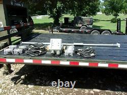 Military Surplus Tent Generator Power Distribution Box+cables+outlets+stand Army
