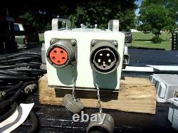 Military Surplus Tent Generator Power Distribution Box+cables+outlets+stand Army