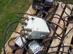 Military Surplus Tent Generator Power Distribution Box+cables+outlets+stand Army