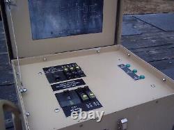 Military Surplus Tent Generator Power Distribution Boxs 25 Kw 60 Amp 20a -army