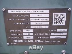 Military Surplus Tent Heater Ac Nordic Air Ecu 60,000 Btu 3 Phase 208v Army