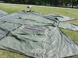 Military Surplus Tent Liner Base X 203 Liner With Cords, And Air Vent -us Army