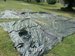 Military Surplus Tent Liner Base X 203 Liner With Cords, And Air Vent -us Army