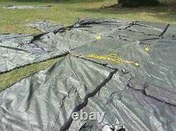 Military Surplus Tent Liner Base X 203 Liner With Cords, And Air Vent -us Army