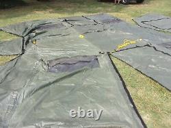 Military Surplus Tent Liner Base X 203 Liner With Cords, And Air Vent -us Army