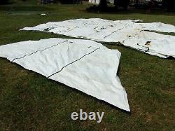 Military Surplus Tent Liner Base X 203 Liner With Cords, And Air Vent -us Army