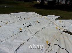 Military Surplus Tent Liner Base X 203 Liner With Cords, And Air Vent -us Army