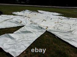 Military Surplus Tent Liner Base X 203 Liner With Cords, And Air Vent -us Army