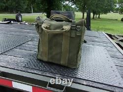 Military Surplus Tent Repair Kit Bag Canvas Fabric Tools Grommets Dog Bones Army