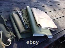 Military Surplus Tent Repair Kit Bag Canvas Fabric Tools Not Standard Setup Army