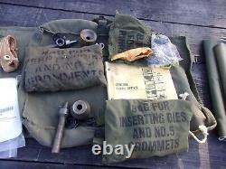 Military Surplus Tent Repair Kit Bag Canvas Fabric Tools Not Standard Setup Army