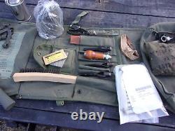 Military Surplus Tent Repair Kit Bag Canvas Fabric Tools Not Standard Setup Army