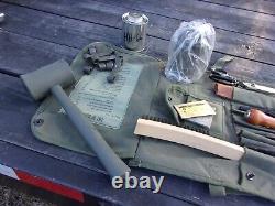 Military Surplus Tent Repair Kit Bag Canvas Fabric Tools Not Standard Setup Army