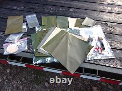 Military Surplus Tent Tarp Canvas And Vinyl Canvas Repair Kit+ Patches- Us Army