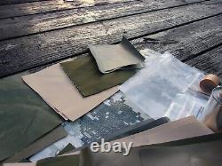 Military Surplus Tent Tarp Canvas And Vinyl Canvas Repair Kit+ Patches- Us Army