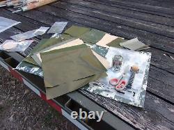 Military Surplus Tent Tarp Canvas And Vinyl Canvas Repair Kit+ Patches- Us Army