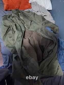 Military Surplus Trench Coat With Liner Small Regular Authentic Good Condition