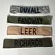 Military Surplus Us Army & Air Force 4 Vintage Name Tags, Authentic, Used