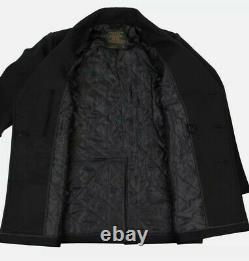 Military Surplus US Navy Wool Deck Jacket Pea Coat Mil Tec Double Breasted 4XL