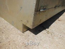Military Surplus Us Army Field Kitchen Cabinet Aluminum Base 4 Cabinet