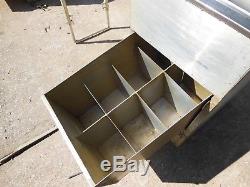 Military Surplus Us Army Field Kitchen Cabinet With Sink And Folding Table Top