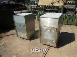 Military Surplus Us Army Field Kitchen Cabinet With Sink And Folding Table Top