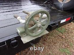 Military Surplus Water Pump 1 1/4 Intake-guessing Would Need A 5 HP Motor -army