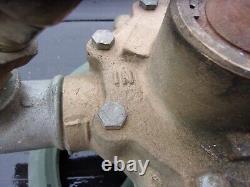 Military Surplus Water Pump 1 1/4 Intake-guessing Would Need A 5 HP Motor -army