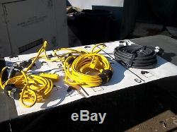 Military Surplus -feed Cable Set- Tent Generator Power Distribution Box Us Army