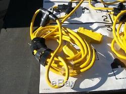 Military Surplus -feed Cable Set- Tent Generator Power Distribution Box Us Army