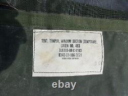 Military Temper Tent Center Section Window Surplus Not Complete Tent Us Army