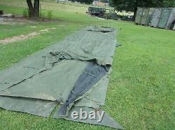 Military Temper Tent Center Section With Doors Surplus Not Complete Tent Army